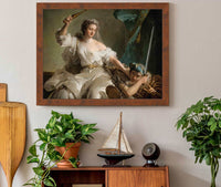 Allegory Of Justice Punishing Injustice by Jean Marc Nattier