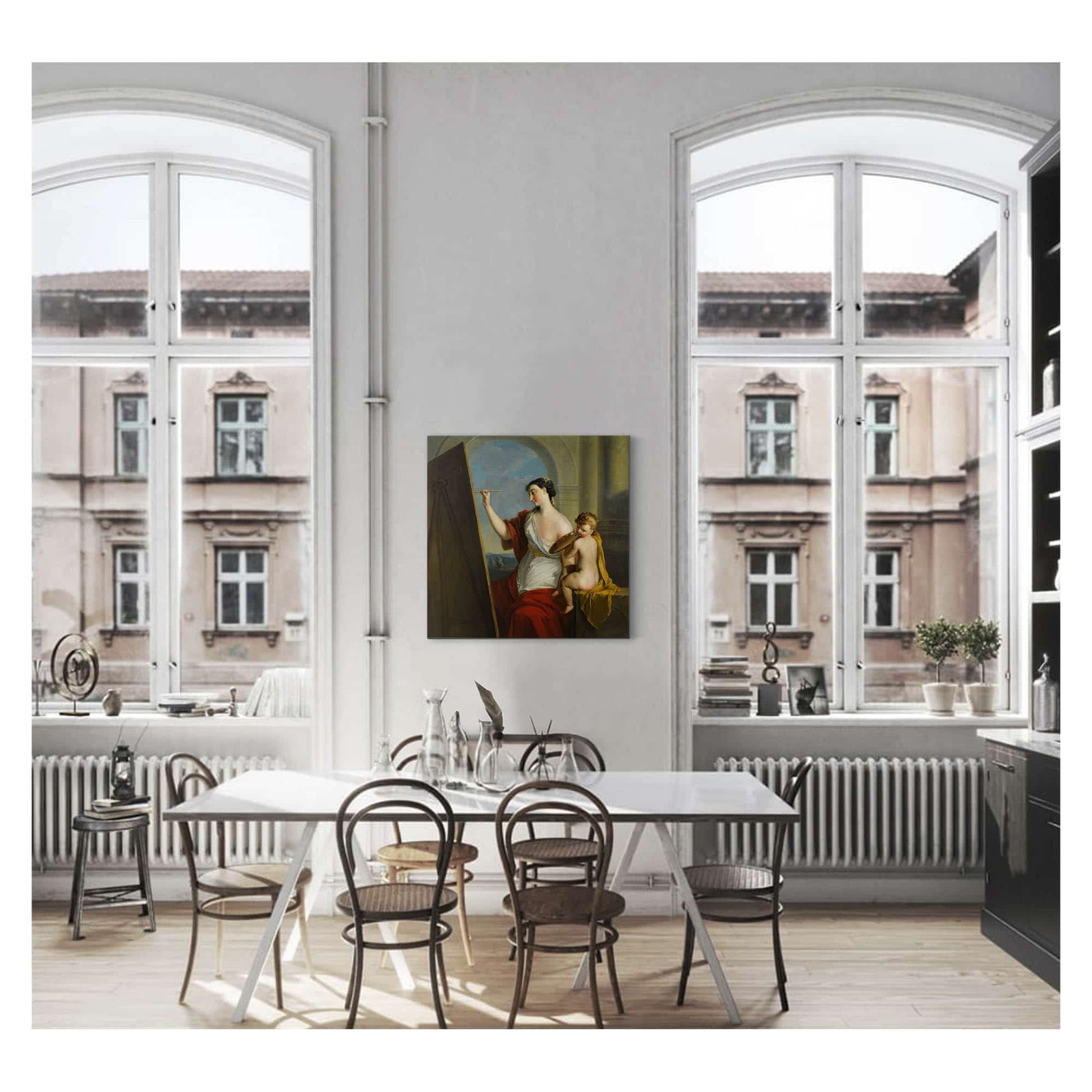 Allegory Of Painting by Philippe Mercier