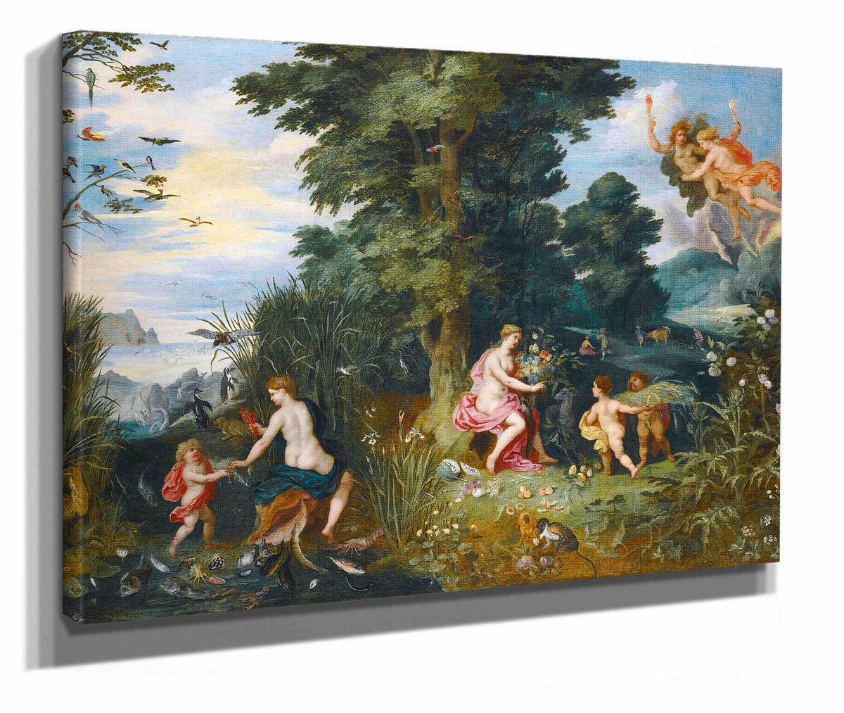 Allegory Of The Four Elements by Jan Brueghel The Younger