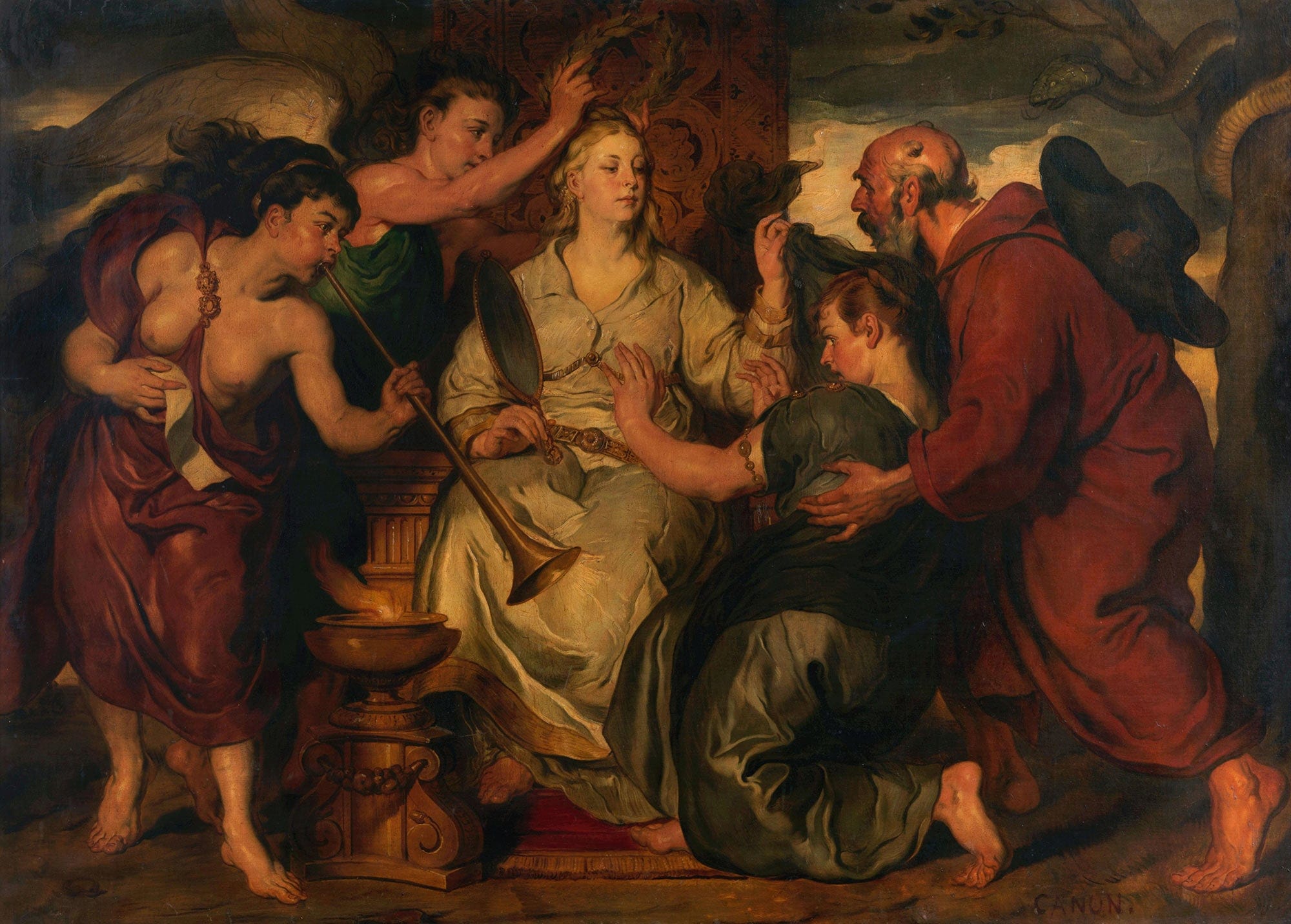 Allegory Of Truth by Hans Canon