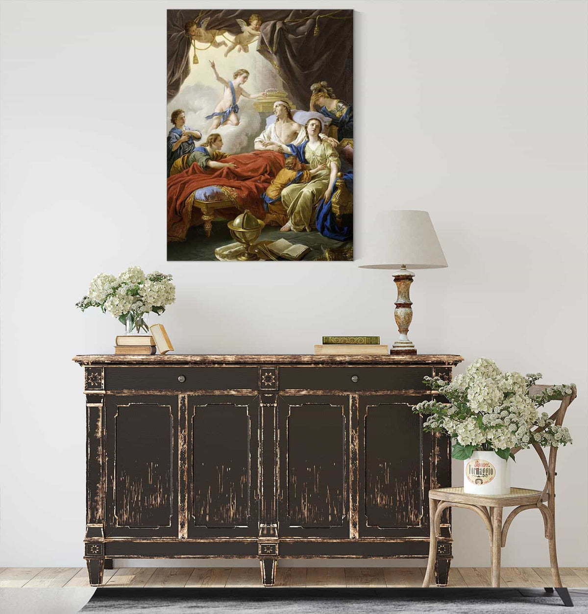 Allegory On The Death Of The Dauphin by Louis Jean Francois Lagrenee