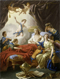 Allegory On The Death Of The Dauphin by Louis Jean Francois Lagrenee