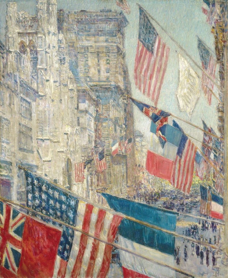 Allies Day May  by Childe Hassam