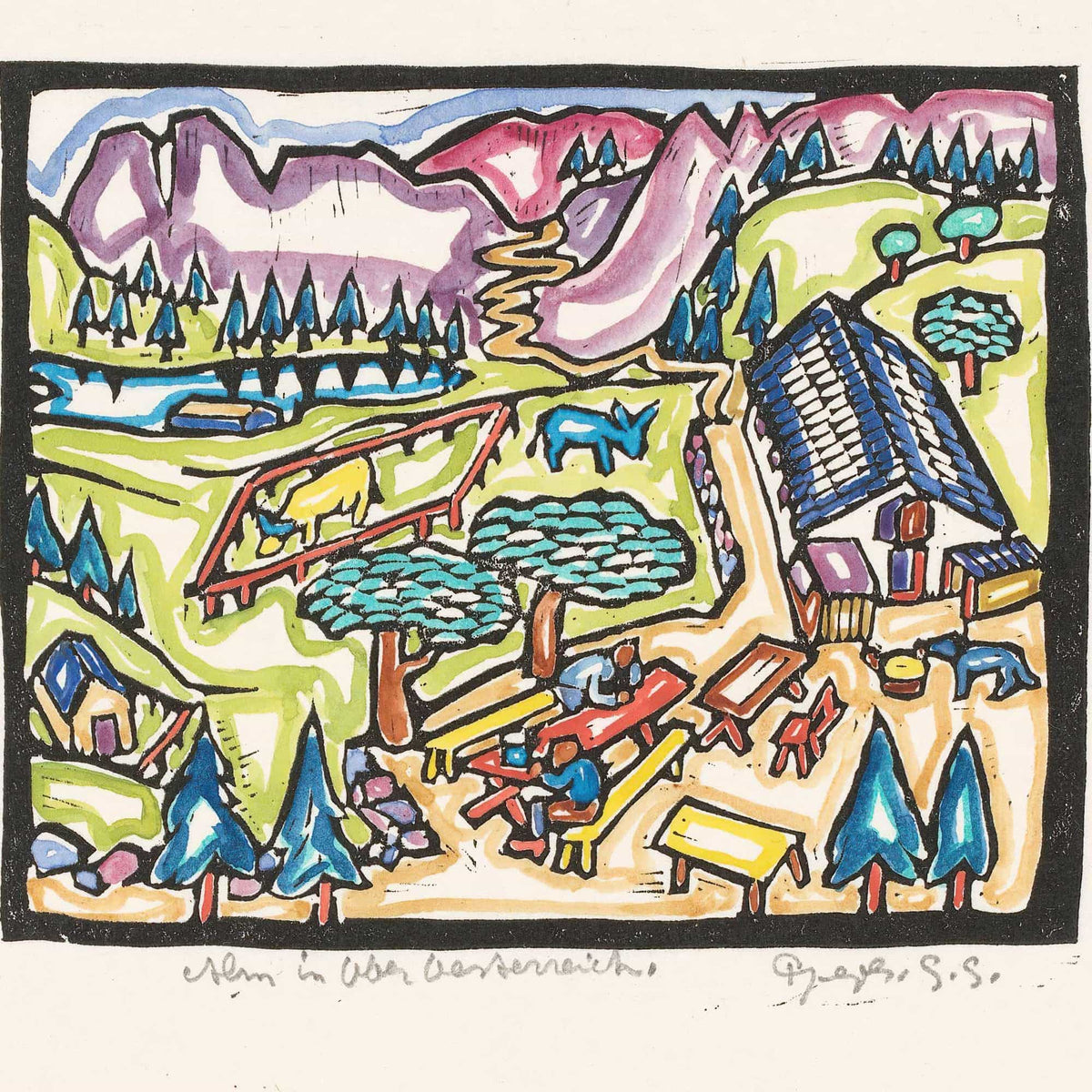 Alm In Ober Oesterreich by Reijer Stolk