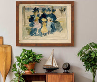 Along The Boulevard by Maurice Prendergast