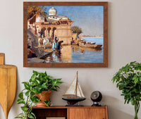 Along The Ghats Mathura by Edwin Lord Weeks