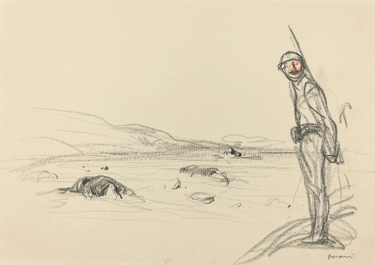 Along The Marne Probably by Jean Louis Forain