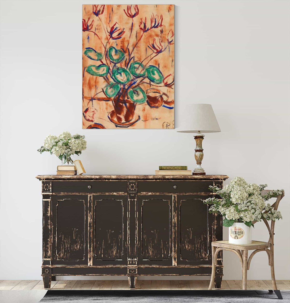 Alpenveilchen by Christian Rohlfs