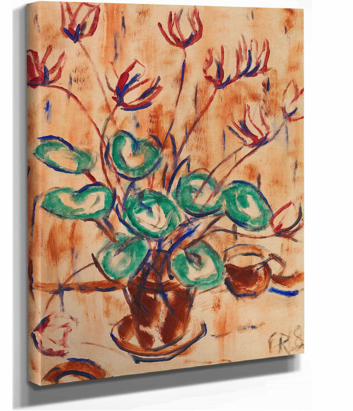 Alpenveilchen by Christian Rohlfs