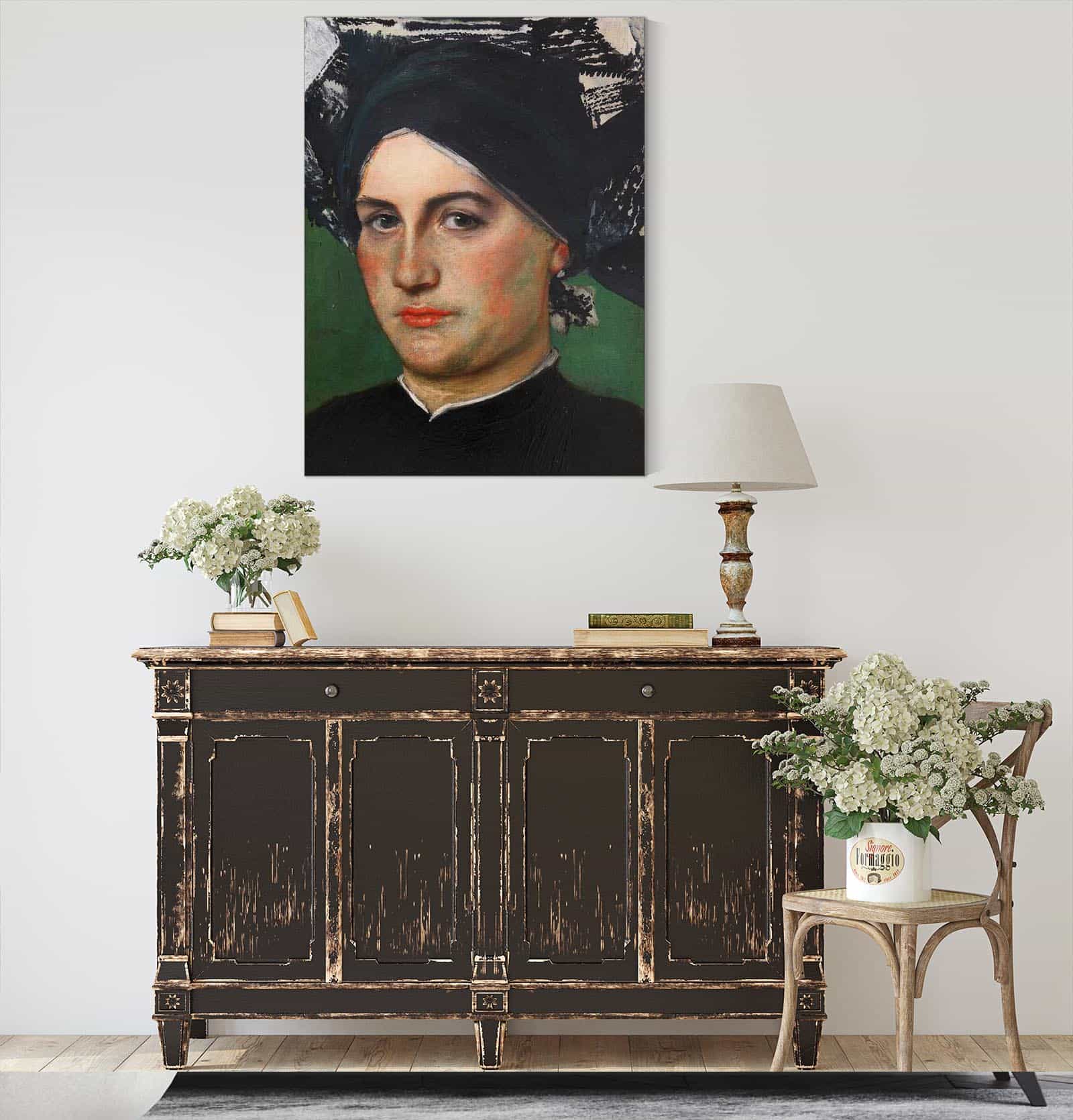 Altdeutsche Frau by Albert Von Keller