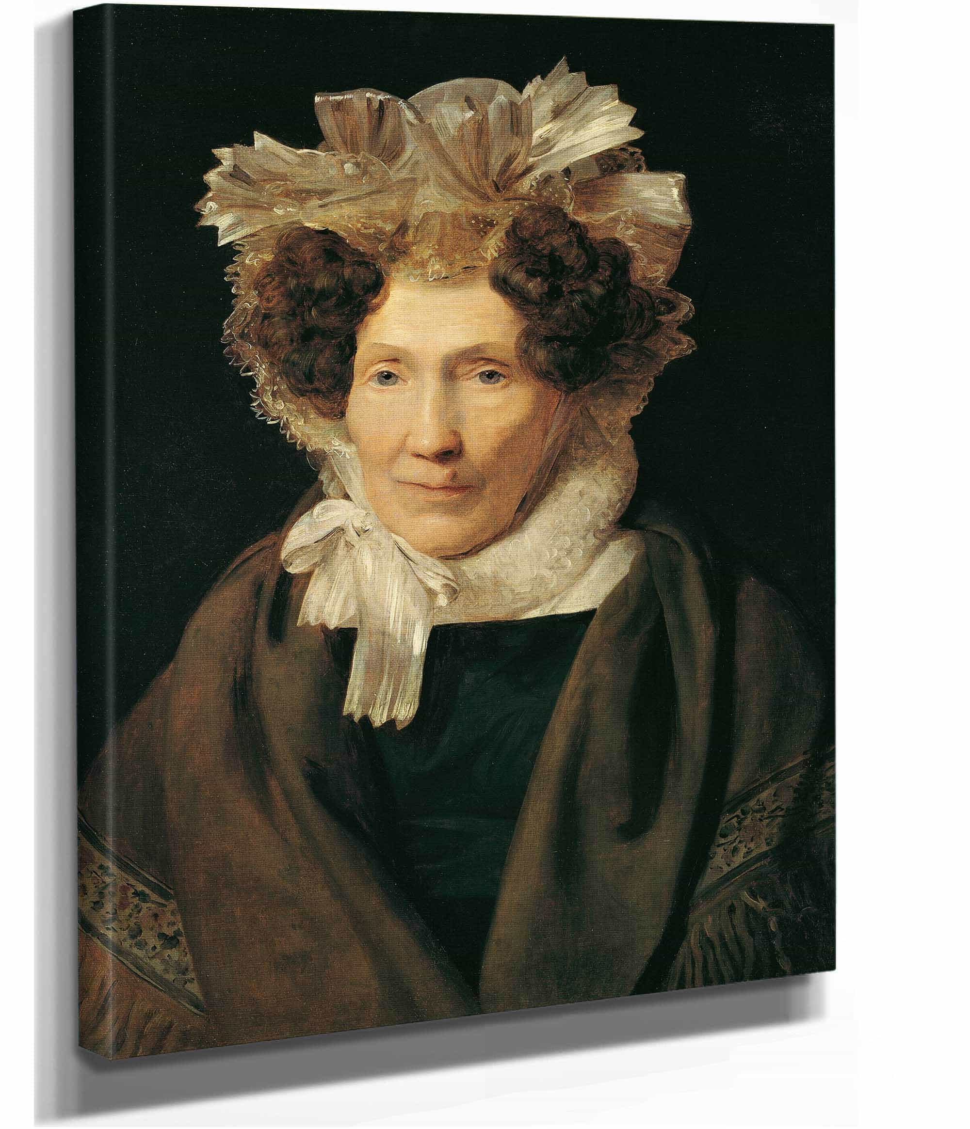 Alte Frau Mit Weiber Banderhaube by Ferdinand Georg Waldmuller