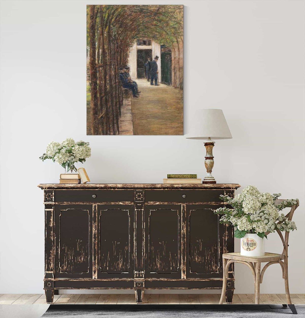 Altmannerhaus In Amsterdam Garten Im Brentanostift In Amsterdam by Max Liebermann