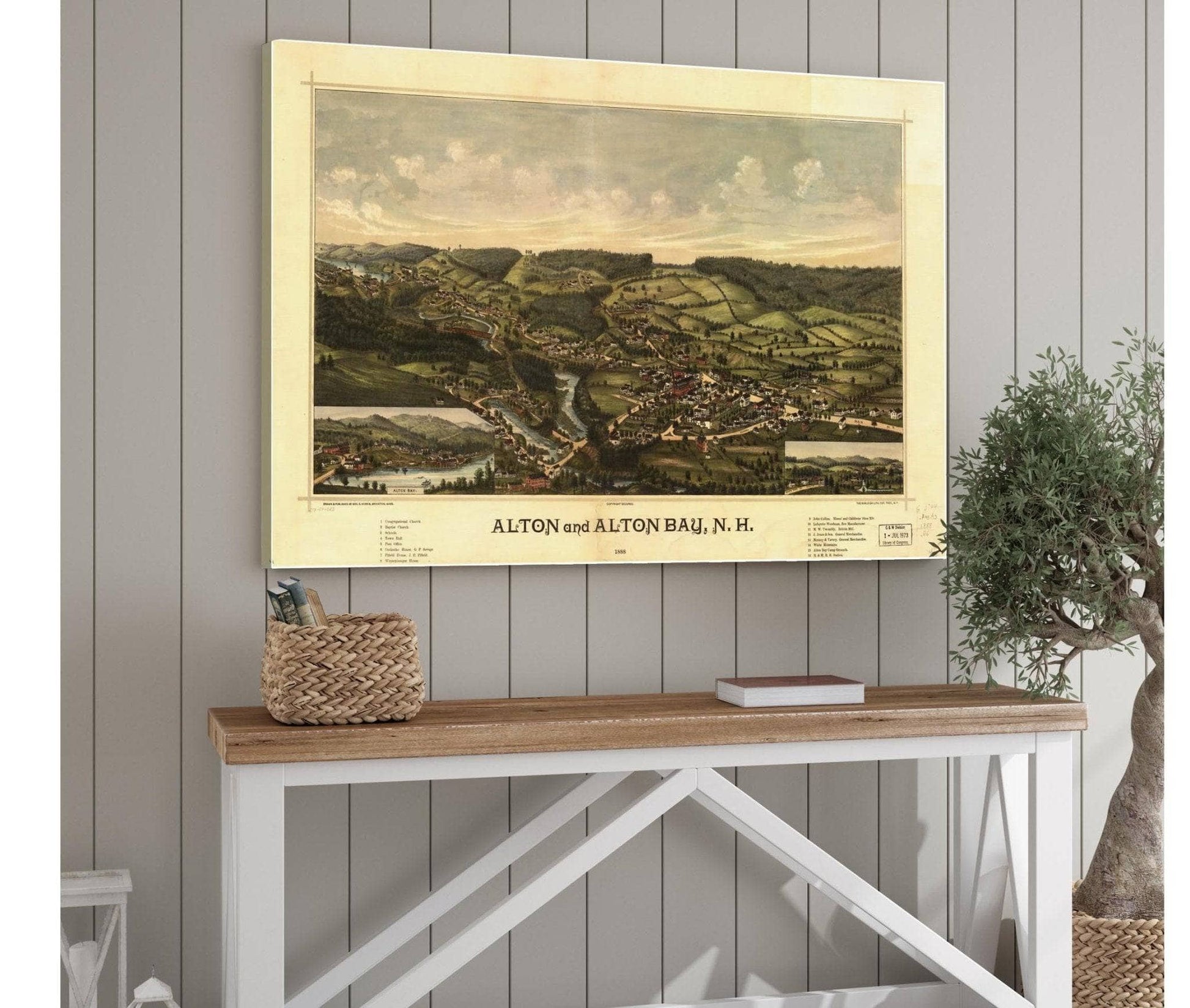 Alton And Alton Bay Nh 1888  State Of New Hampshire