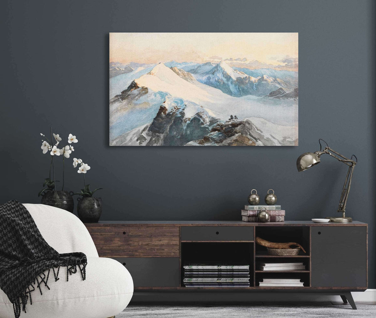 Am Adamello by Edward Theodore Compton