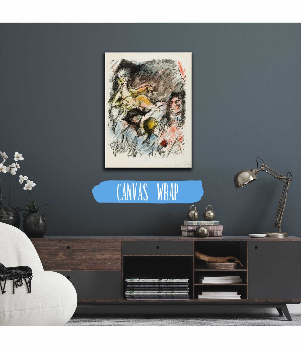 Am Dresdner Hof by Lovis Corinth