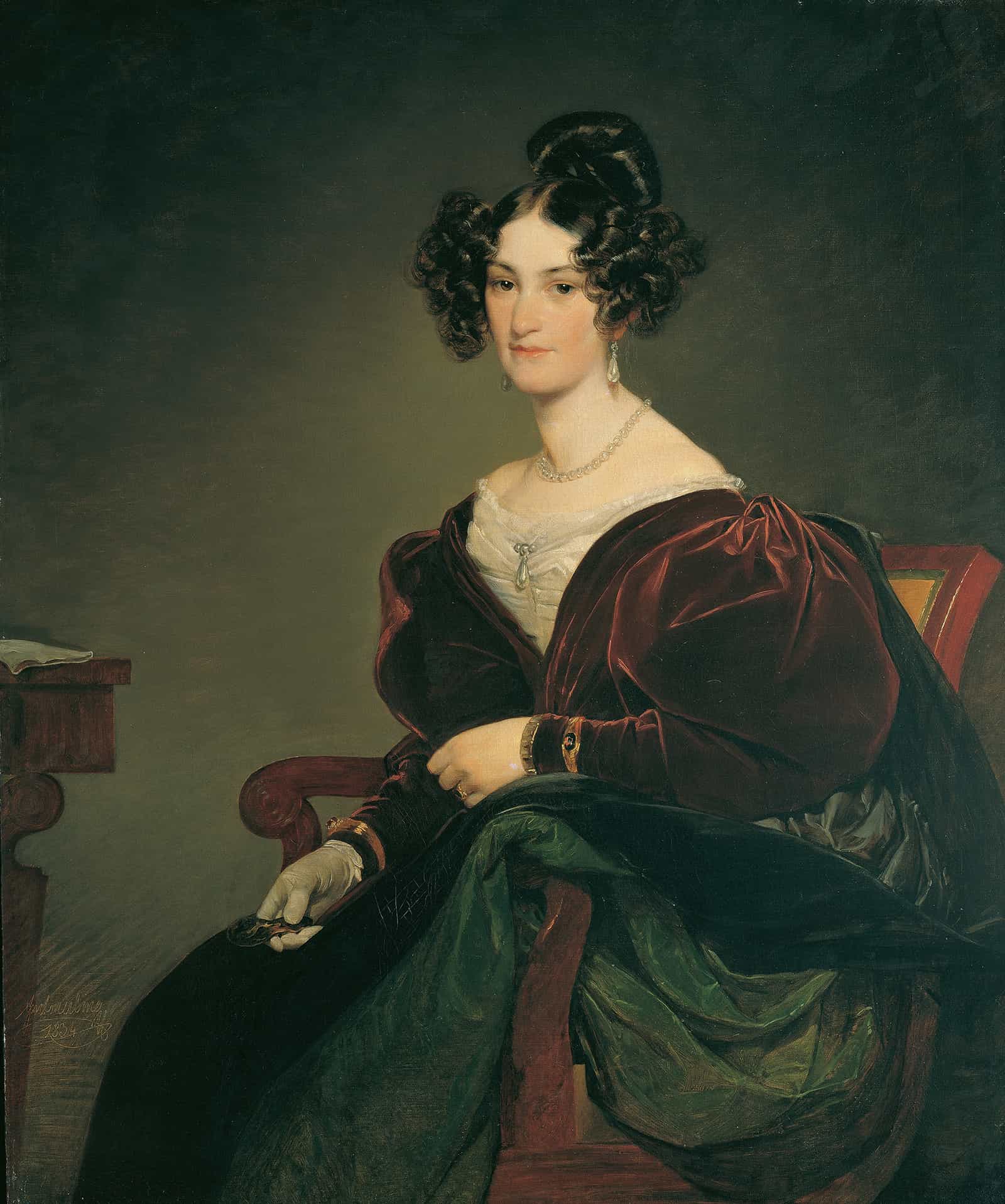 Amalie Klein by Friedrich Von Amerling