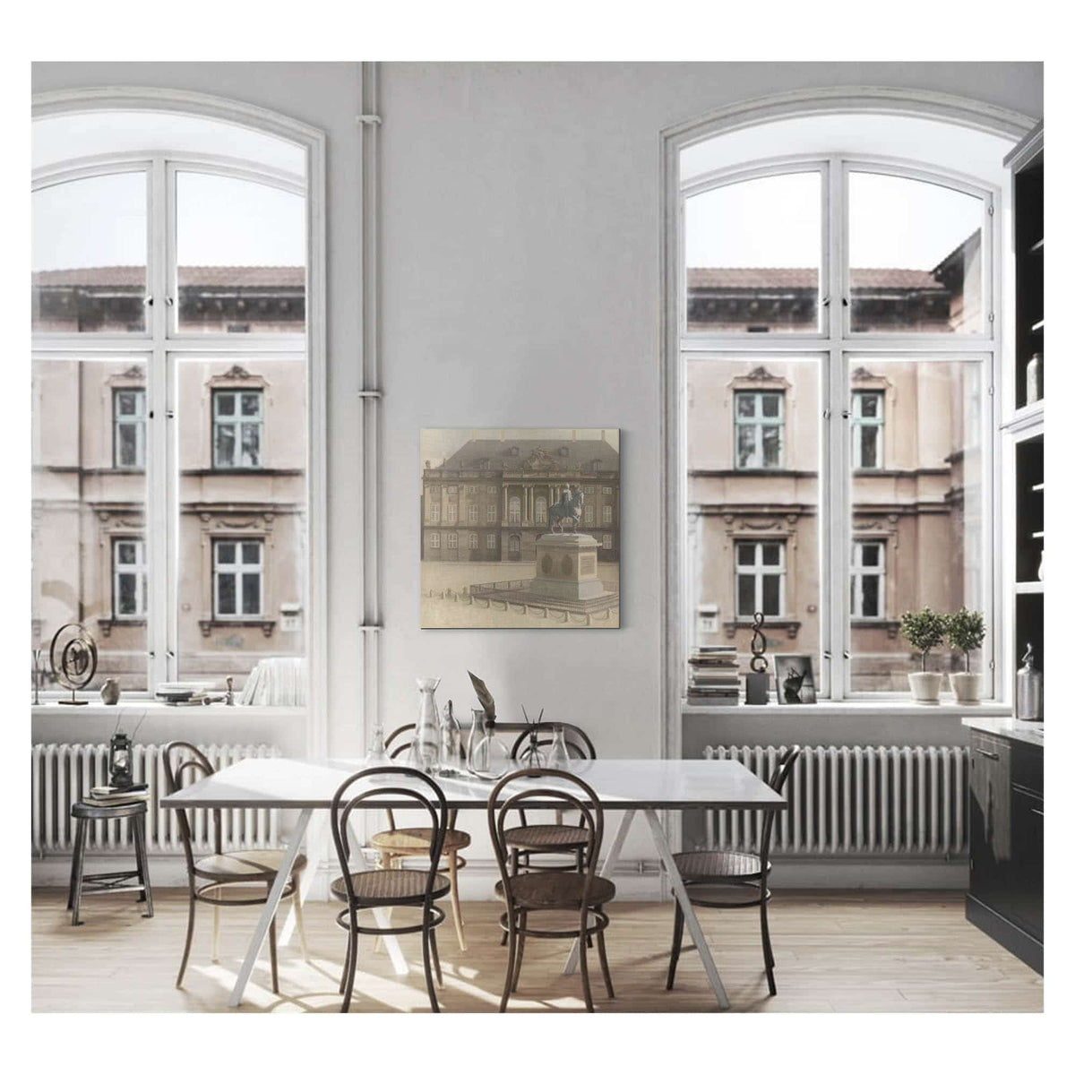 Amalienborg Square Copenhagen by Vilhelm Hammershoi