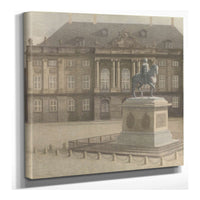 Amalienborg Square Copenhagen by Vilhelm Hammershoi