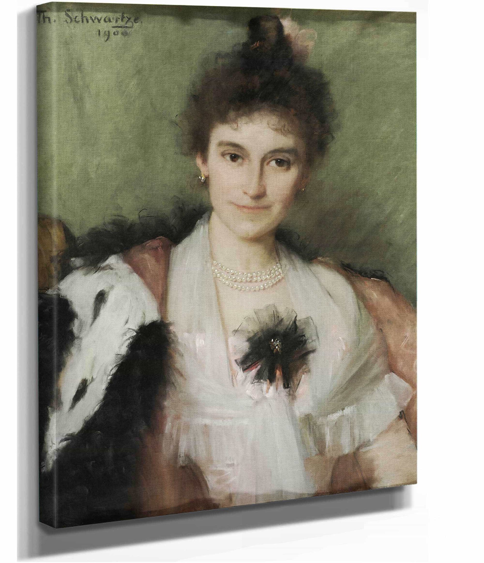 Amelia Eliza Van Leeuwen  by Therese Schwartze