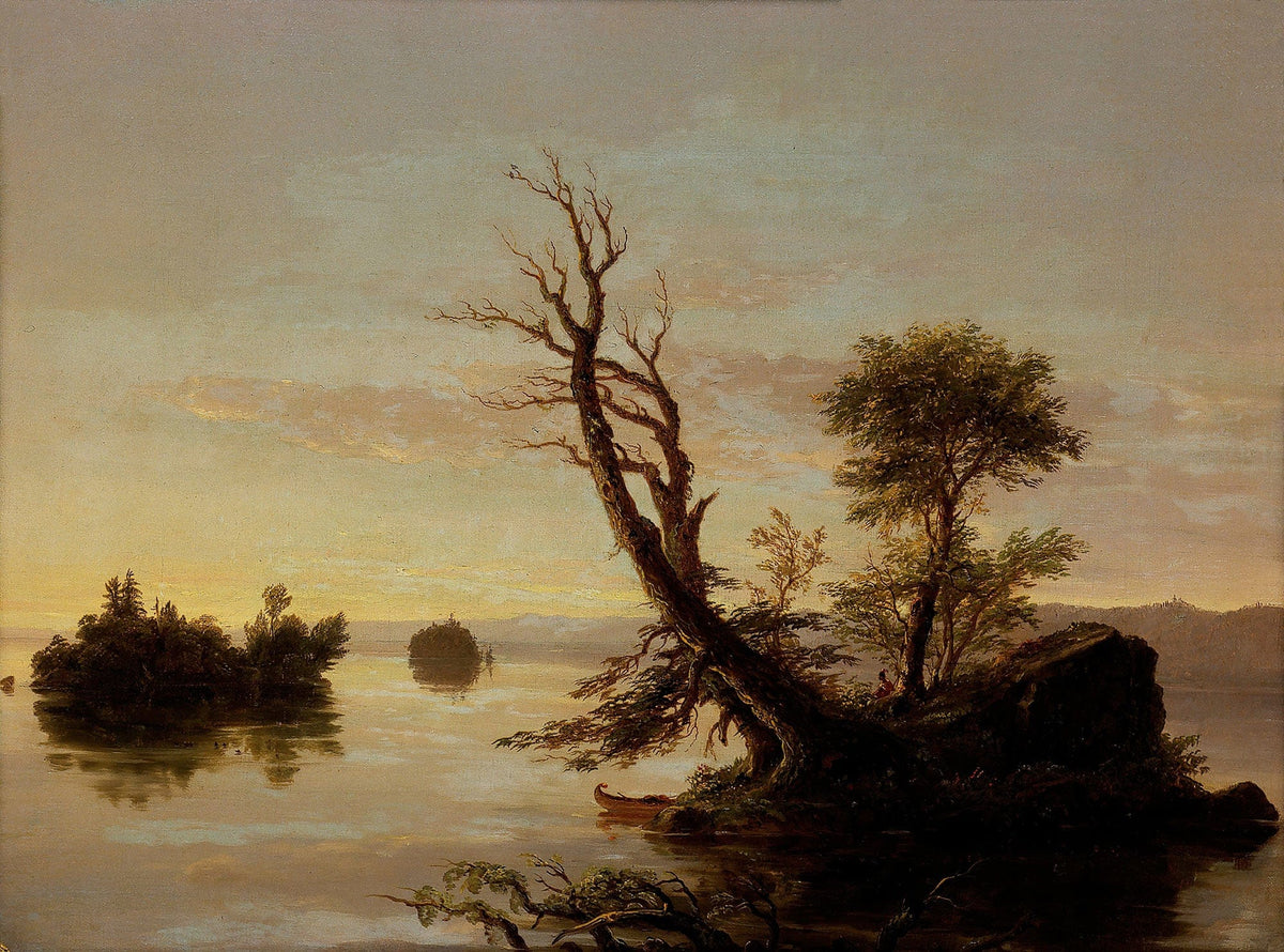 American Lake Scene by Thomas Cole
