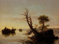 American Lake Scene by Thomas Cole