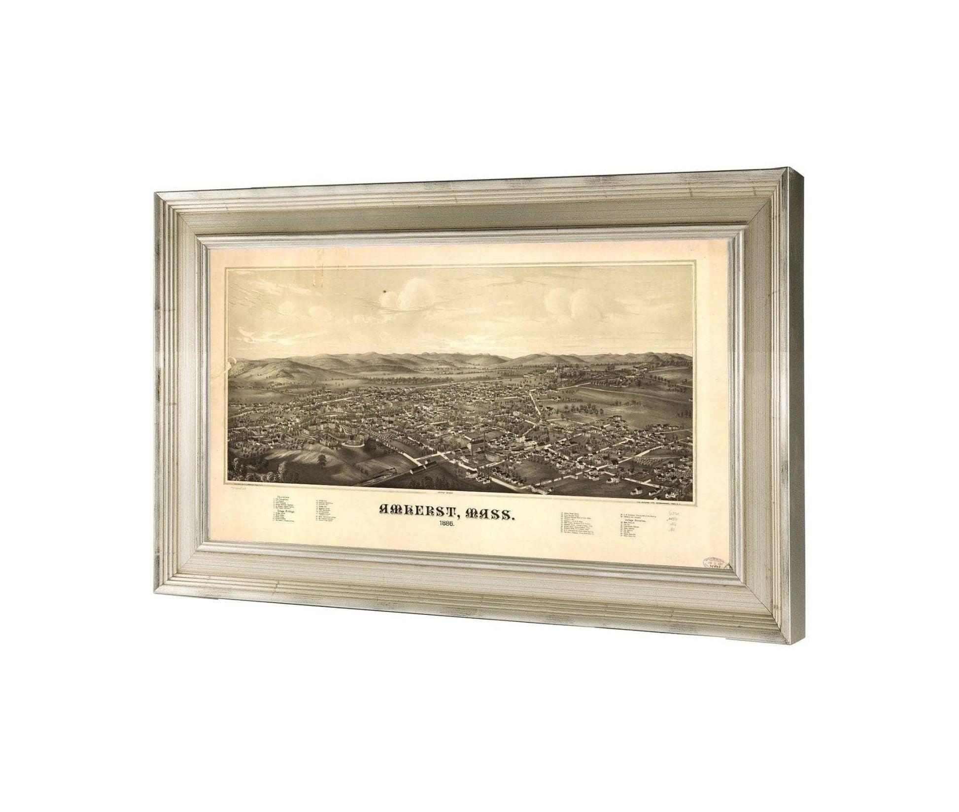 Amherst Mass 1886  State Of Massachusetts