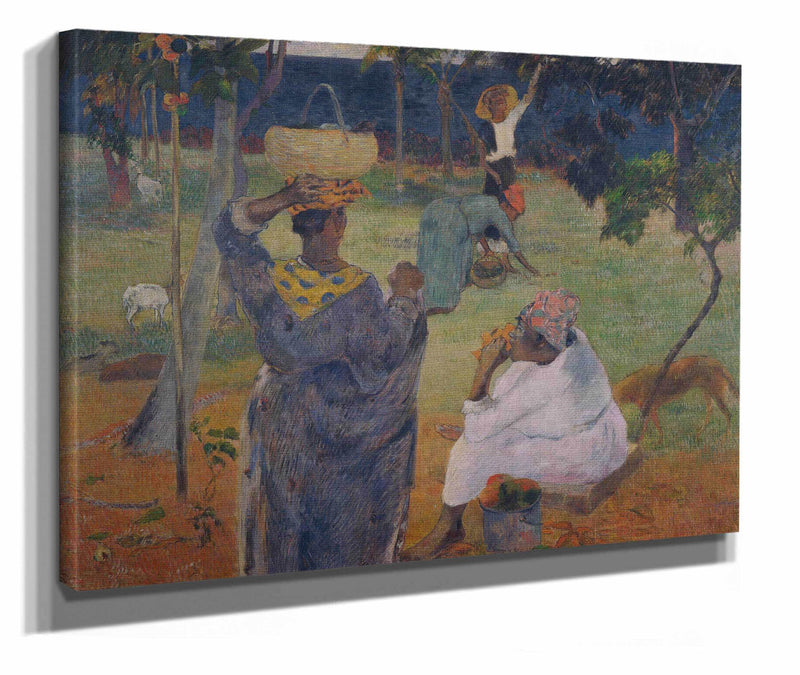 Among The Mangoes At Martinique by Paul Gauguin