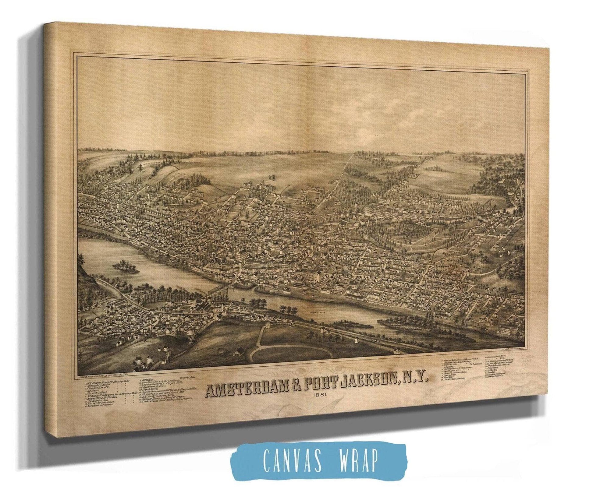 Amsterdam & Port Jackson Ny State of New York
