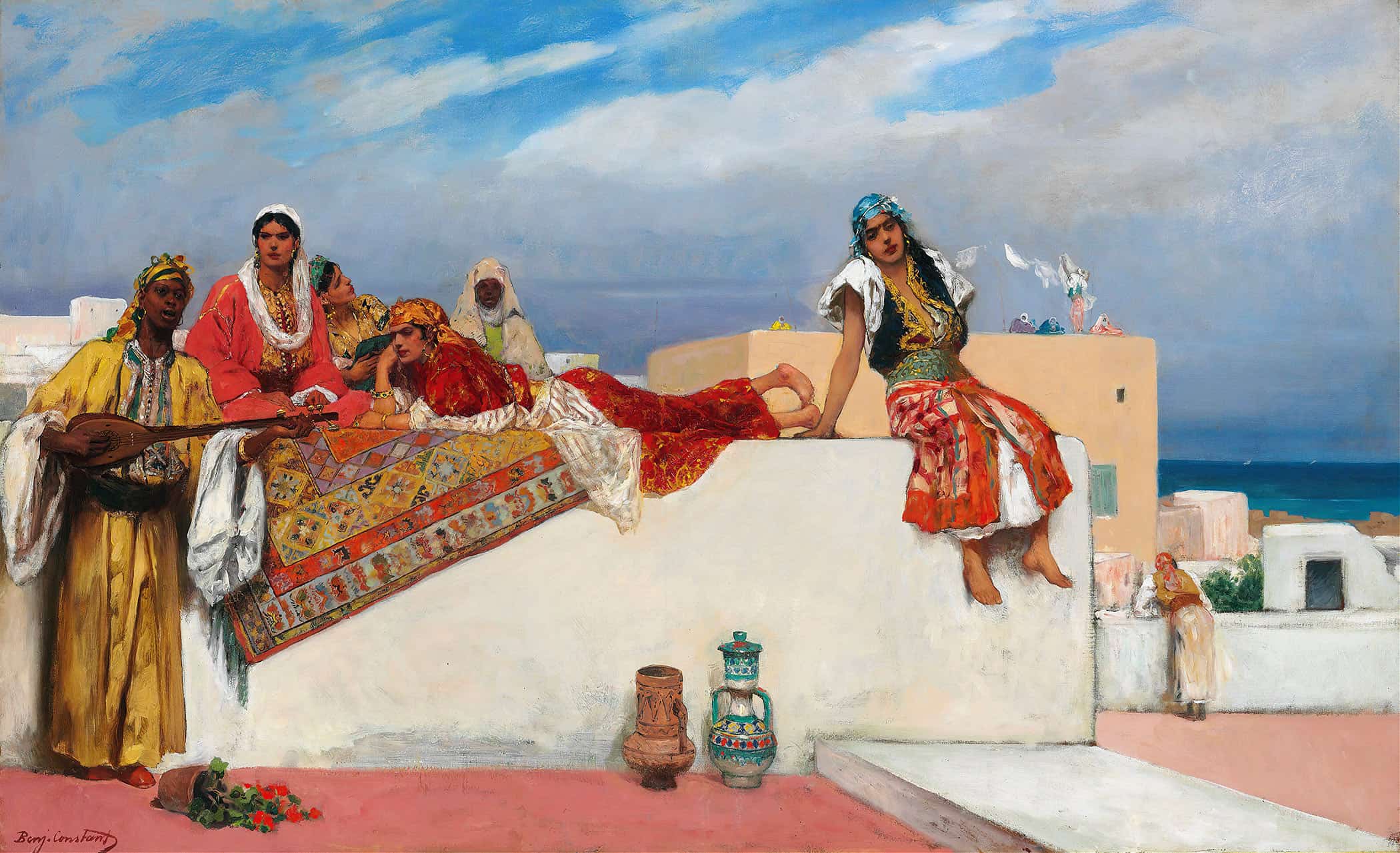 An Afternoon Idyll by Jean Joseph Benjamin Constant