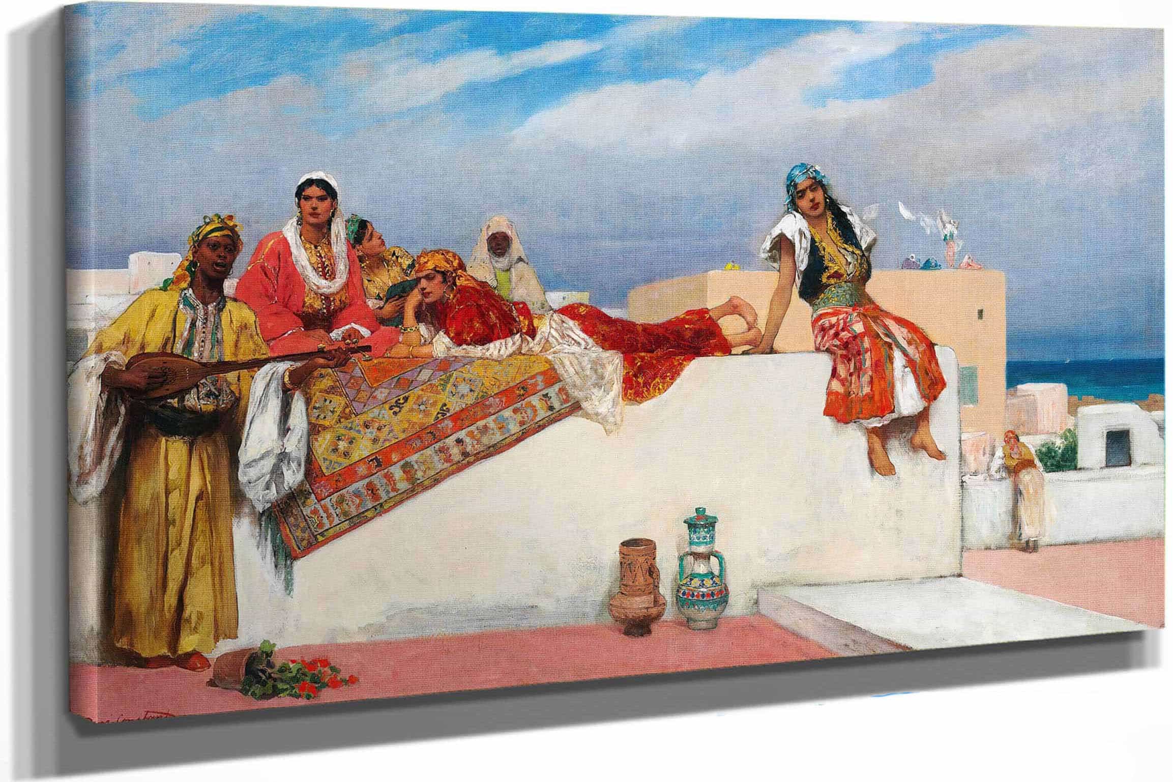 An Afternoon Idyll by Jean Joseph Benjamin Constant