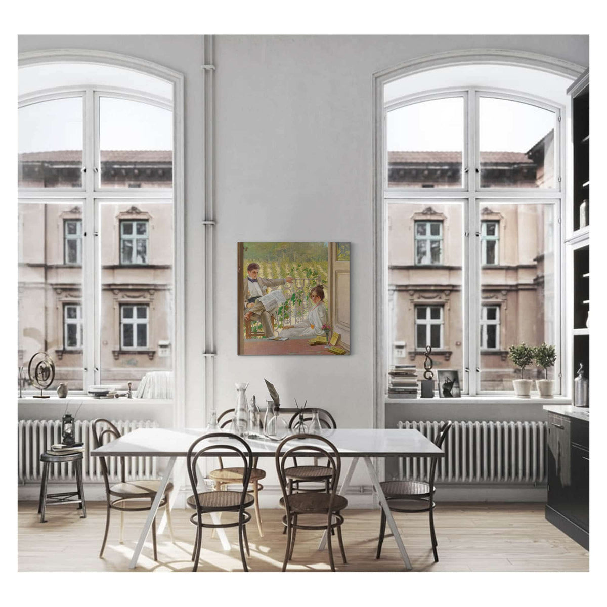 An Afternoon On The Porch by Vittorio Matteo Corcos