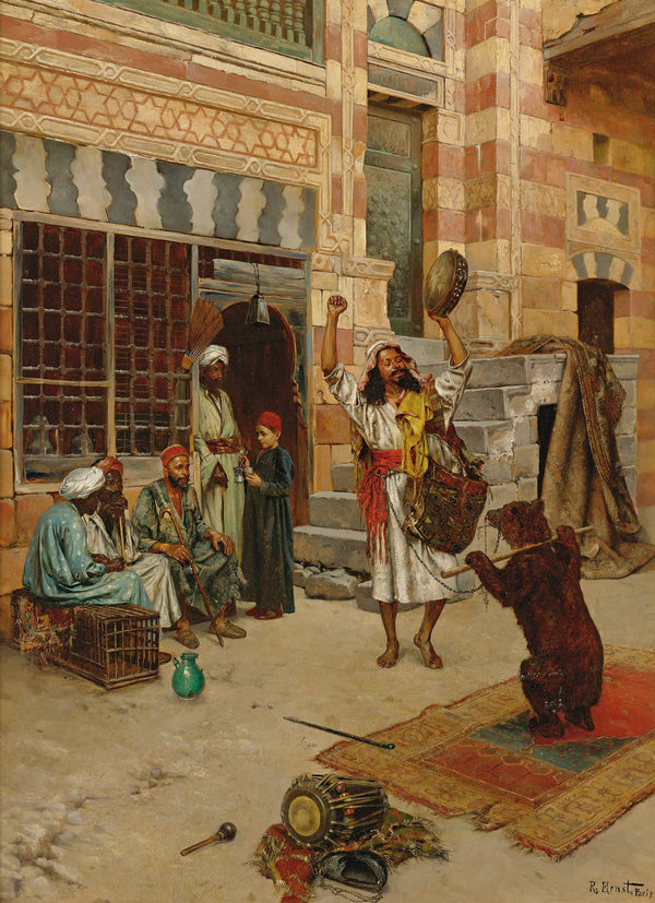 An Afternoon Show by Rudolf Ernst