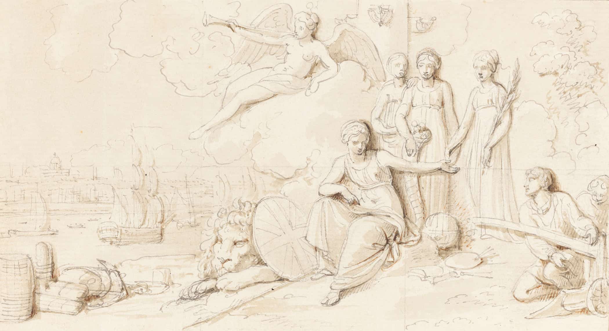 An Allegory Of Britains Mercantile Power by Robert Smirke
