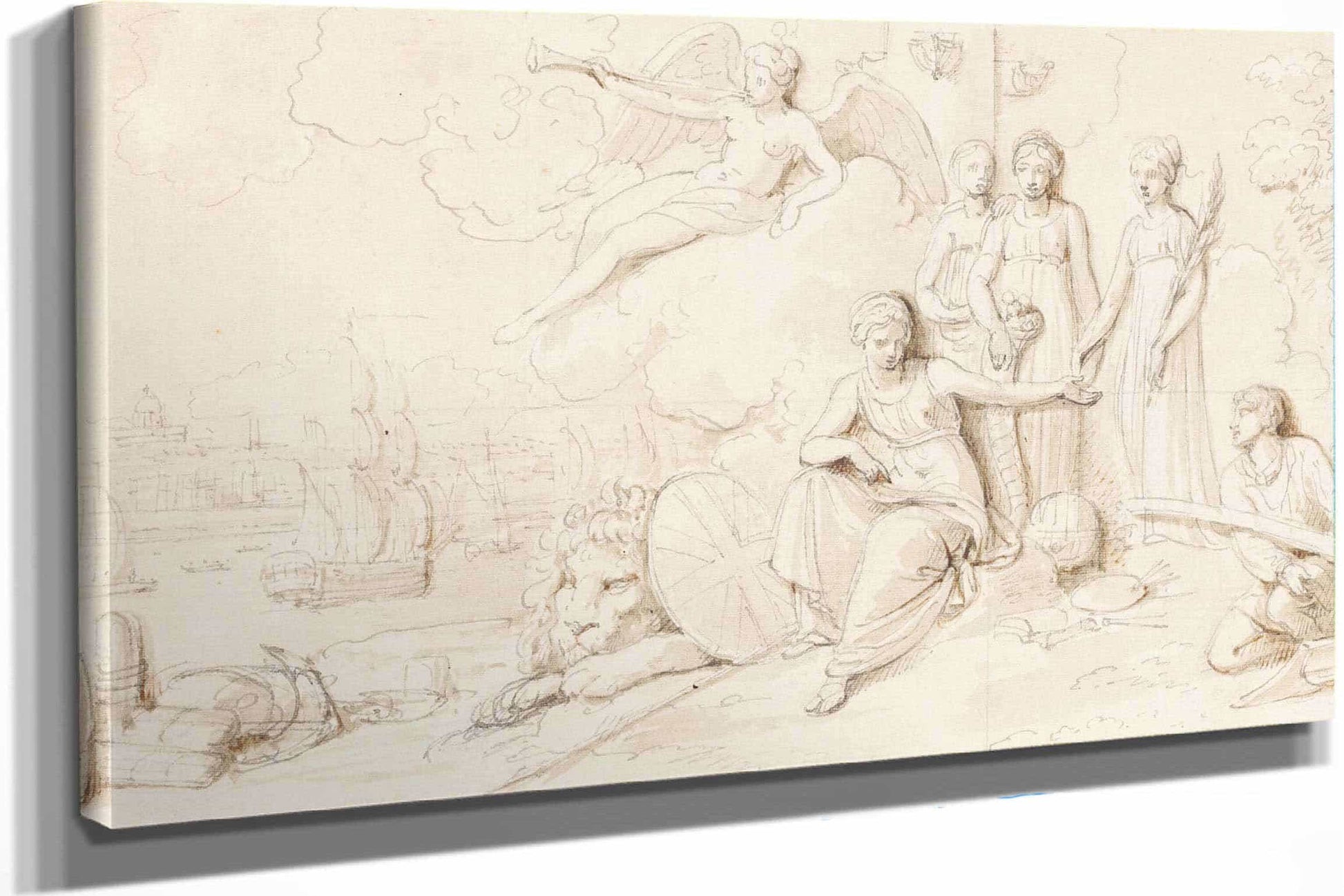An Allegory Of Britains Mercantile Power by Robert Smirke
