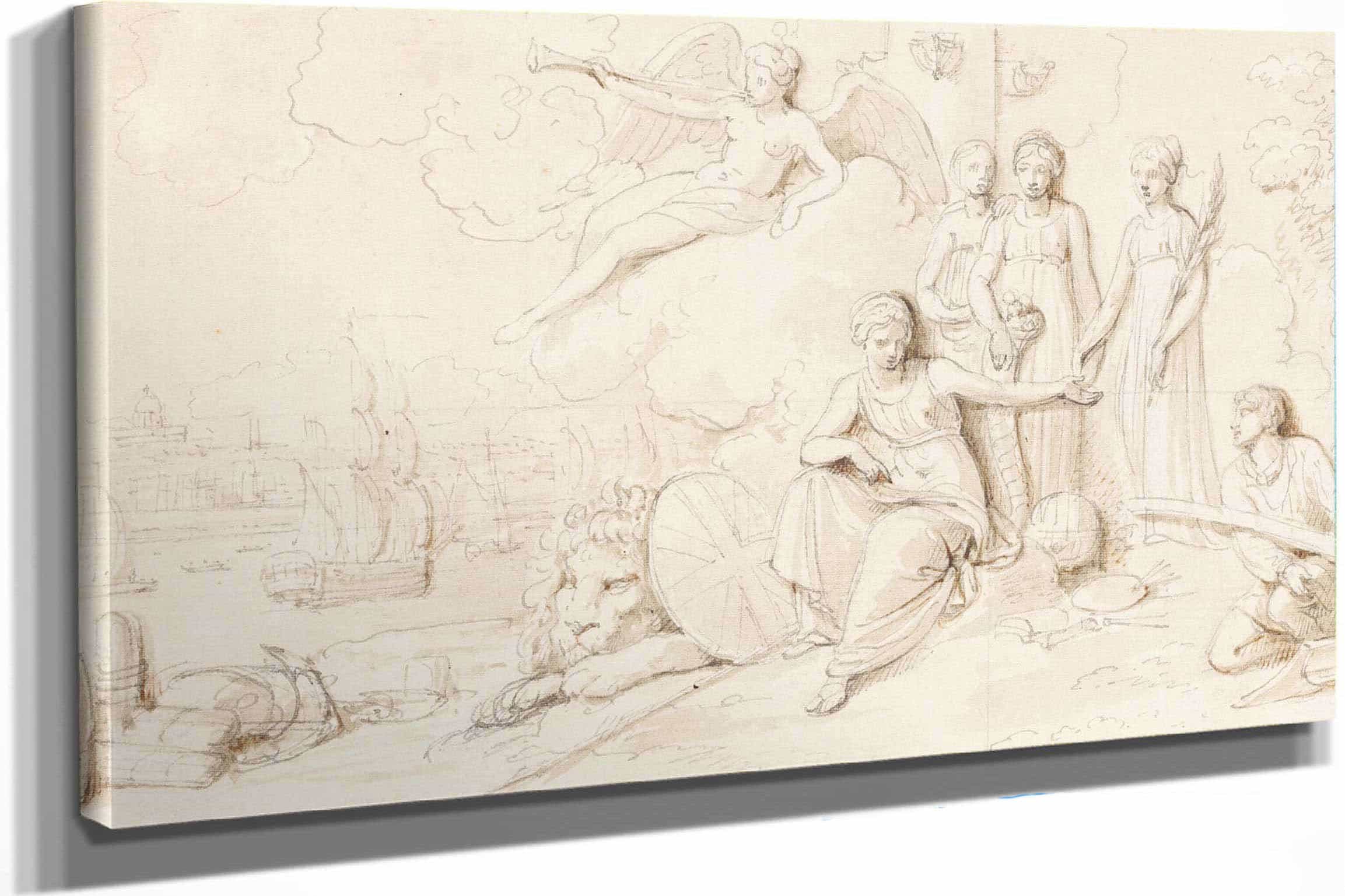 An Allegory Of Britains Mercantile Power by Robert Smirke