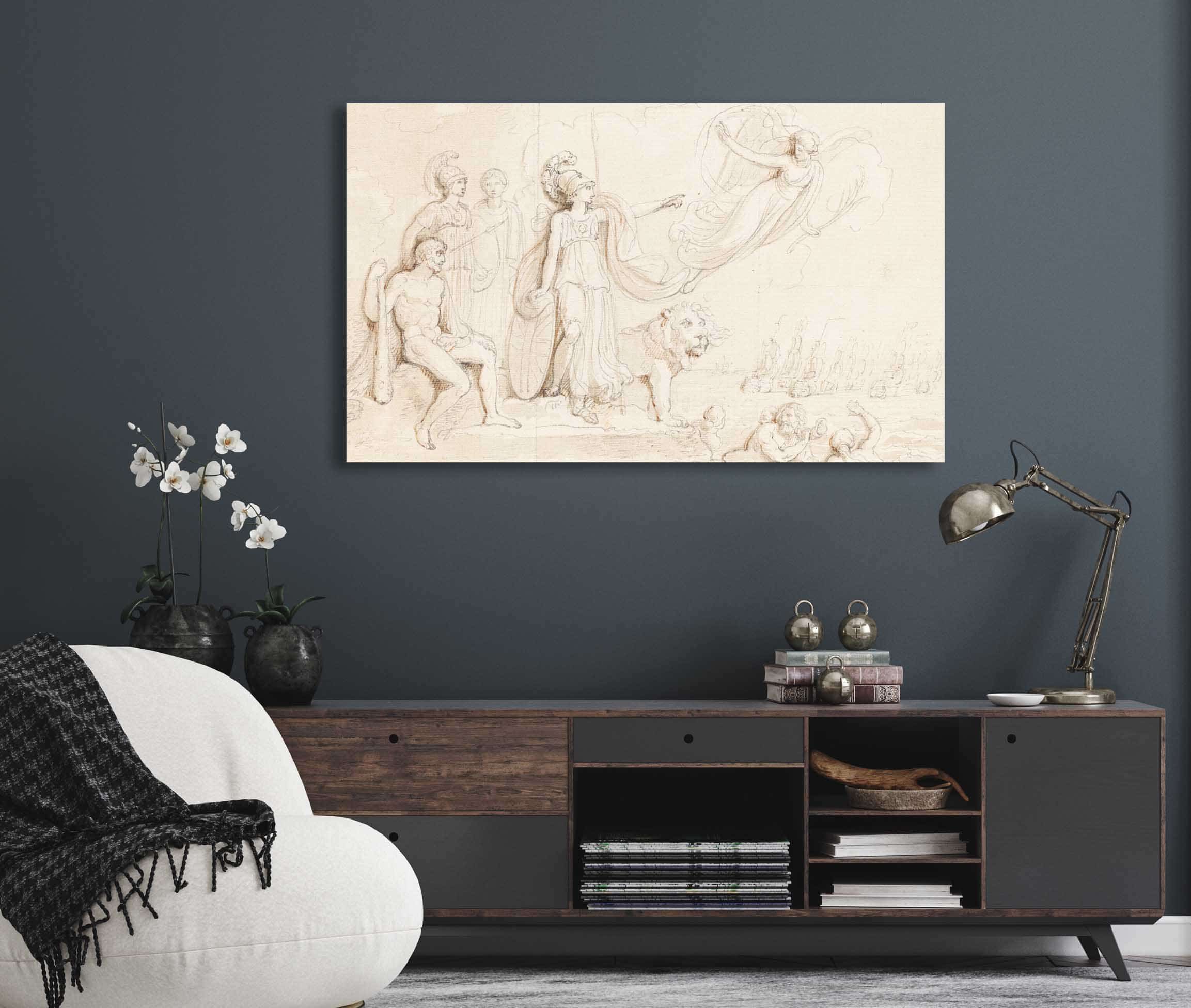 An Allegory Of Britains Naval Might by Robert Smirke