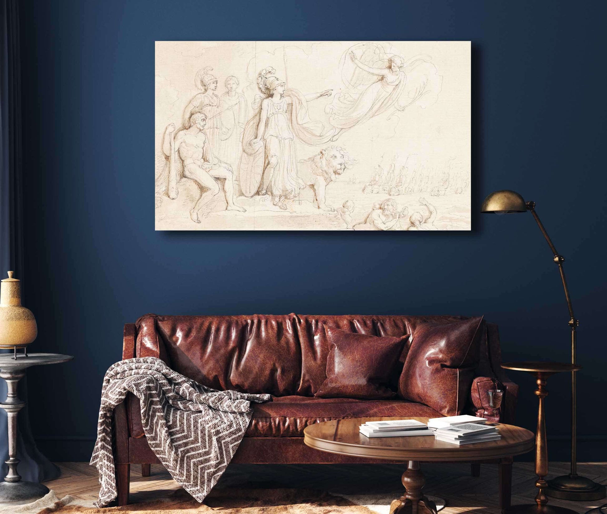 An Allegory Of Britains Naval Might by Robert Smirke
