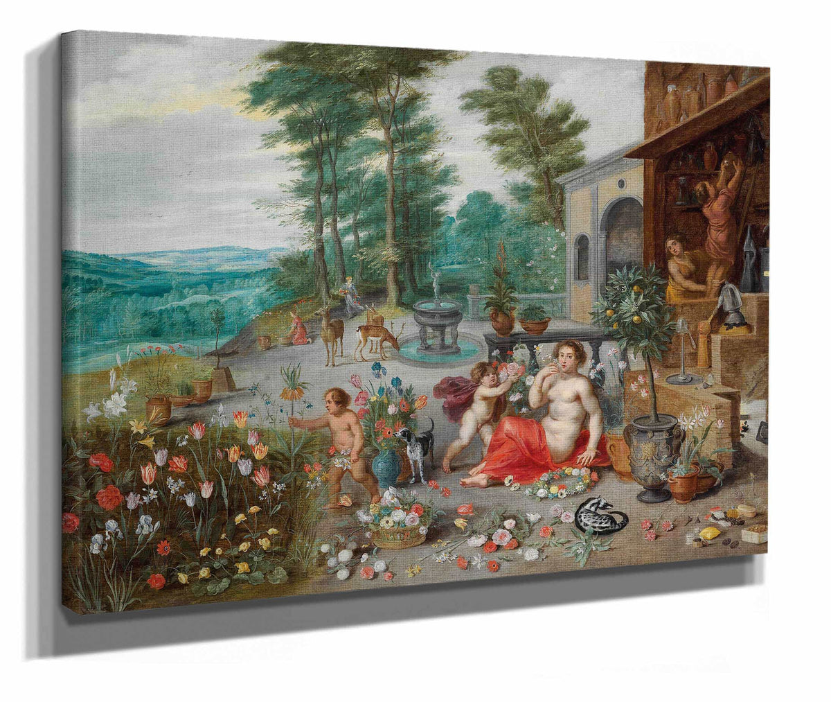 An Allegory Of Smell S by Jan Brueghel The Younger