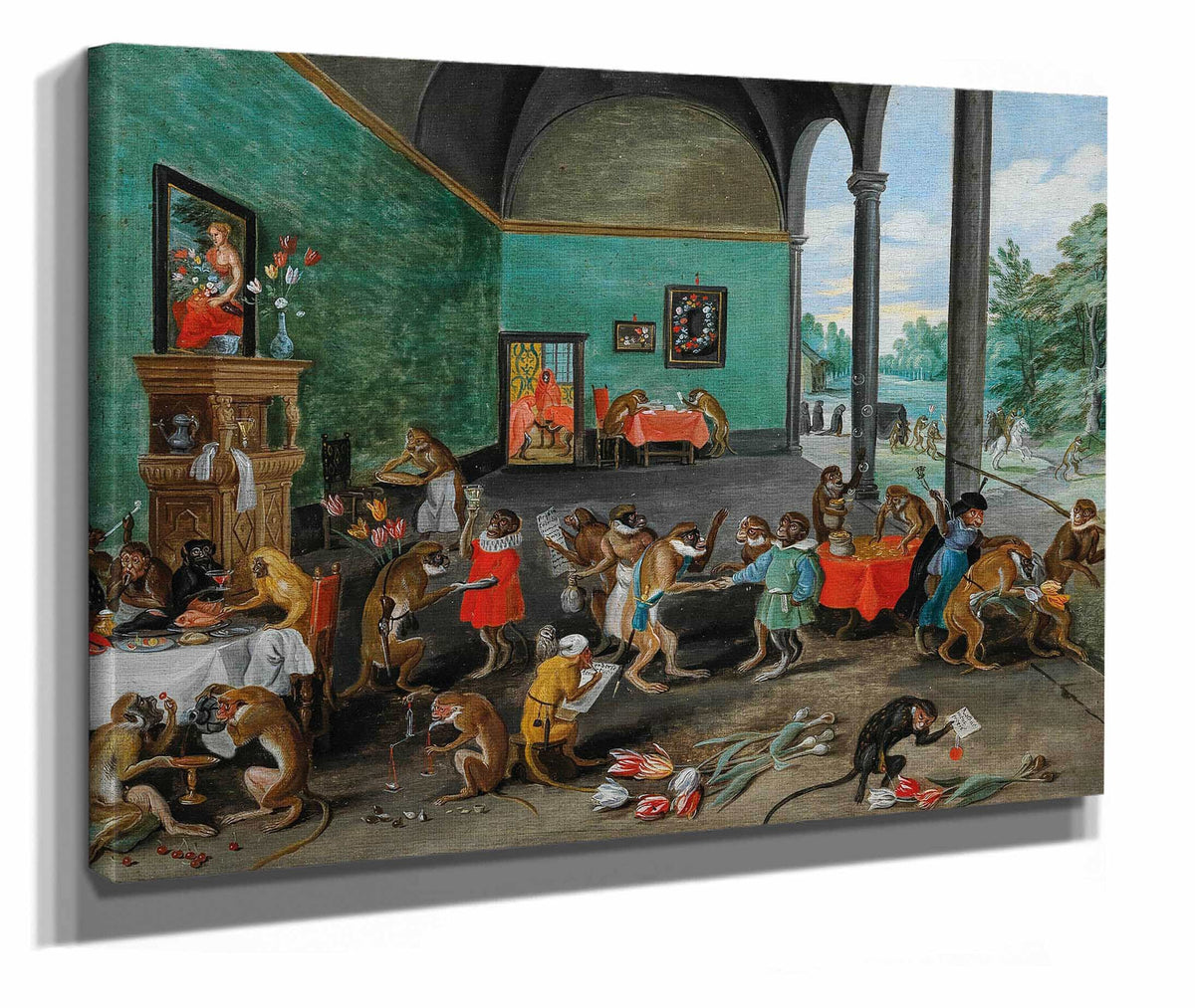 An Allegory Of Tulipomania by Jan Brueghel The Younger