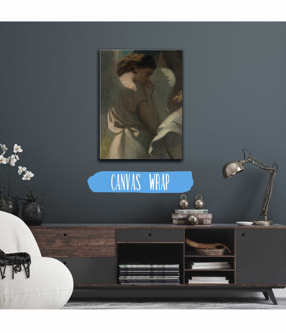 An Angel Praying In The Garden Of Olives by Theodore Chasseriau