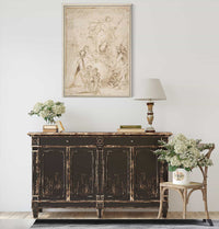 An Apparition   by Salvator Rosa