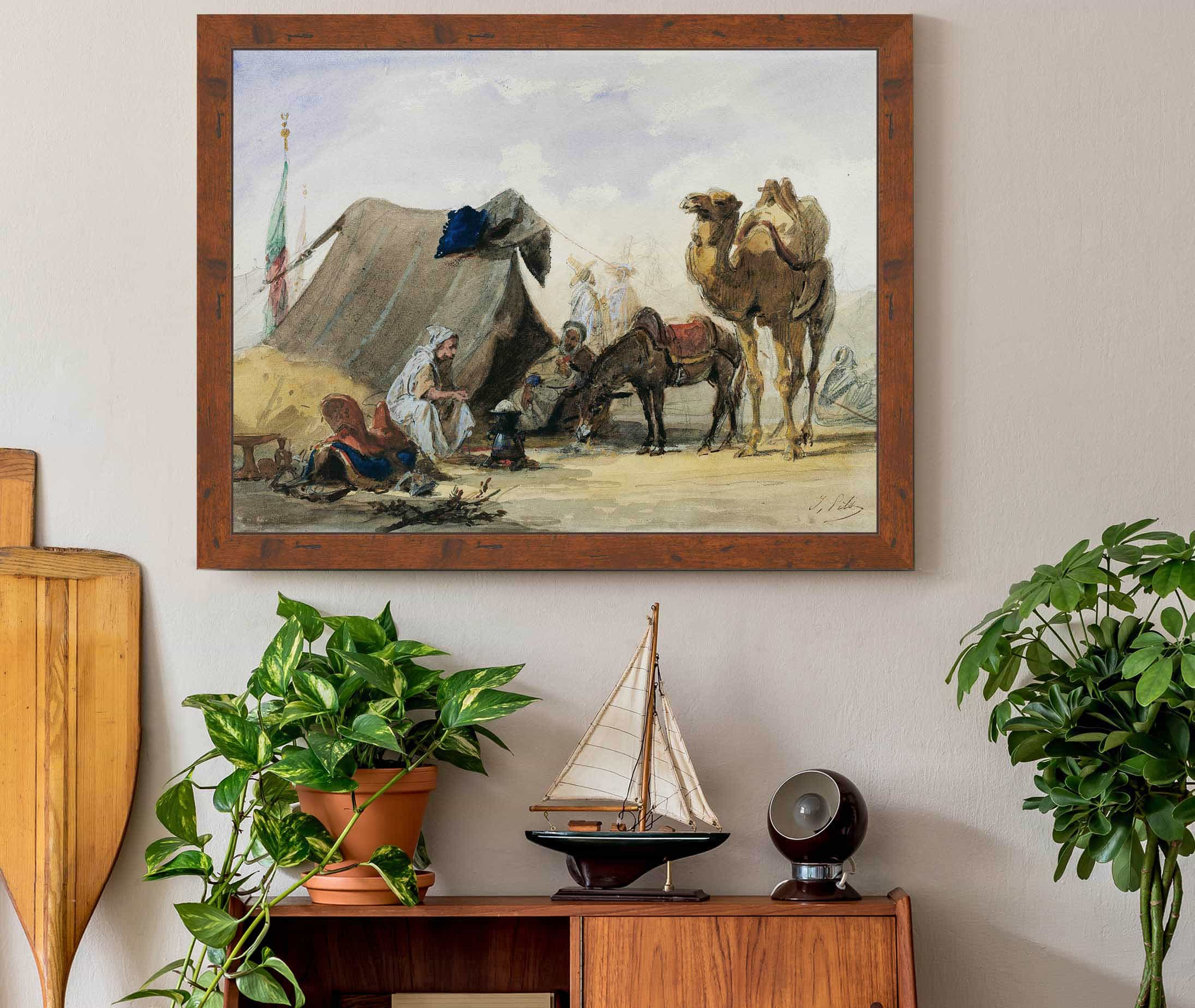 An Arab Encampment by Isidore Pils