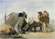 An Arab Encampment by Isidore Pils