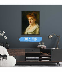 An Auburn Haired Beauty by Gustave Jean Jacquet