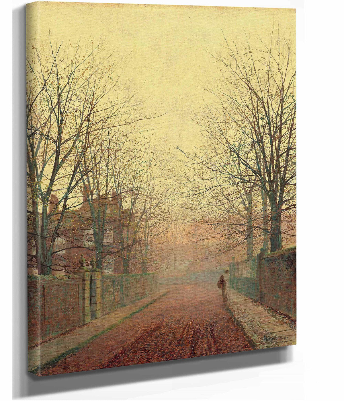 An Autumn Lane by John Atkinson Grimshaw