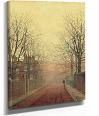 An Autumn Lane by John Atkinson Grimshaw