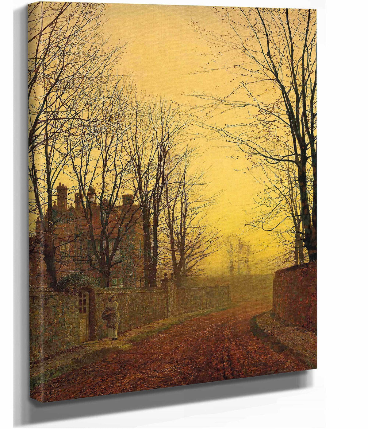 An Autumn Lane by John Atkinson Grimshaw