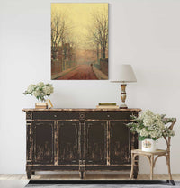 An Autumn Lane by John Atkinson Grimshaw