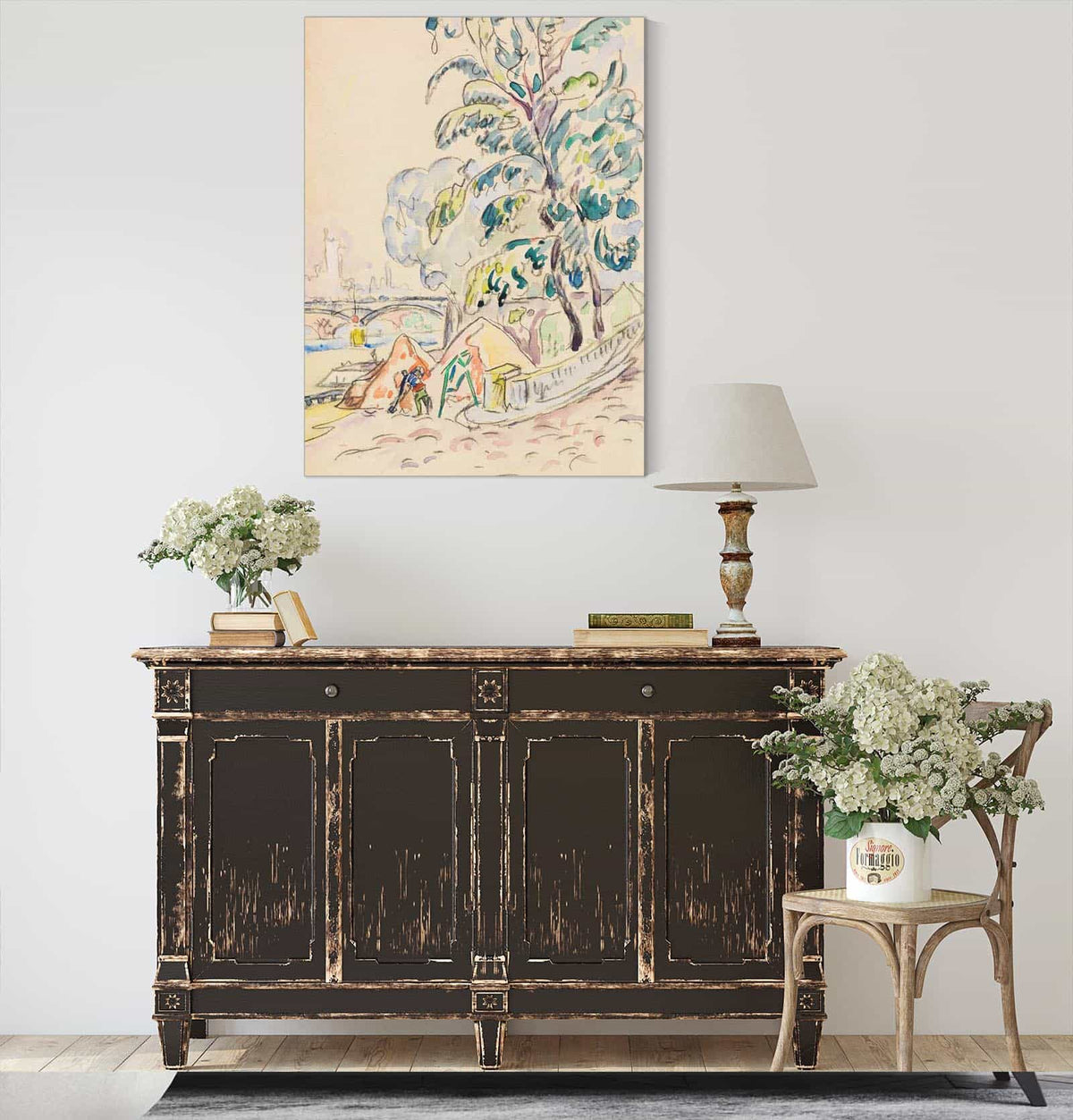 An Der Pariser Seine by Paul Signac