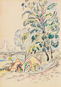 An Der Pariser Seine by Paul Signac